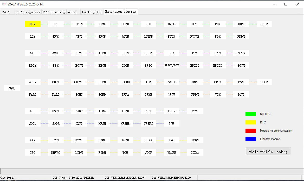 SX-CAN interface screenshot 25
